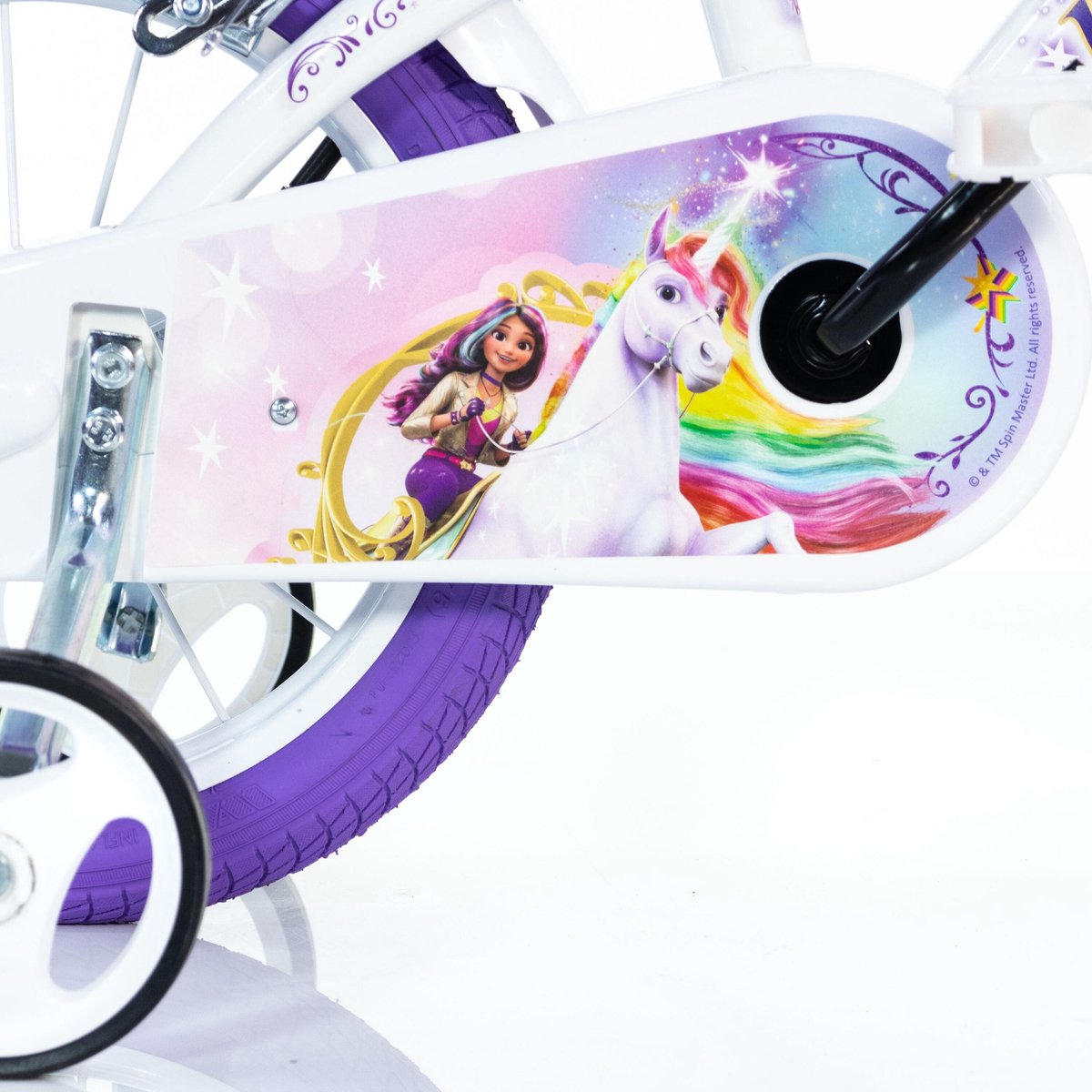 Dino Bikes Kinderfiets Unicorn Academy 12 inch (detail)