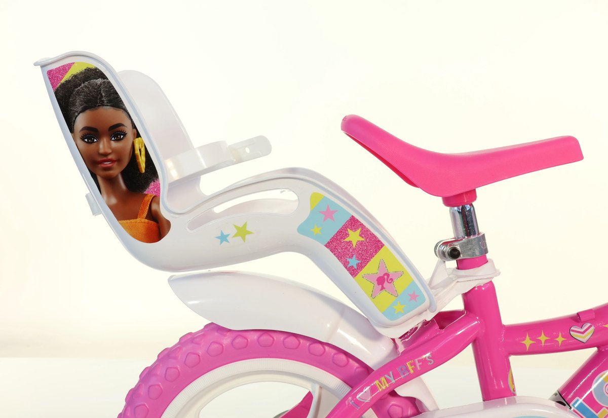 Dino Bikes Barbie meisjesfiets 12 inch (detail)
