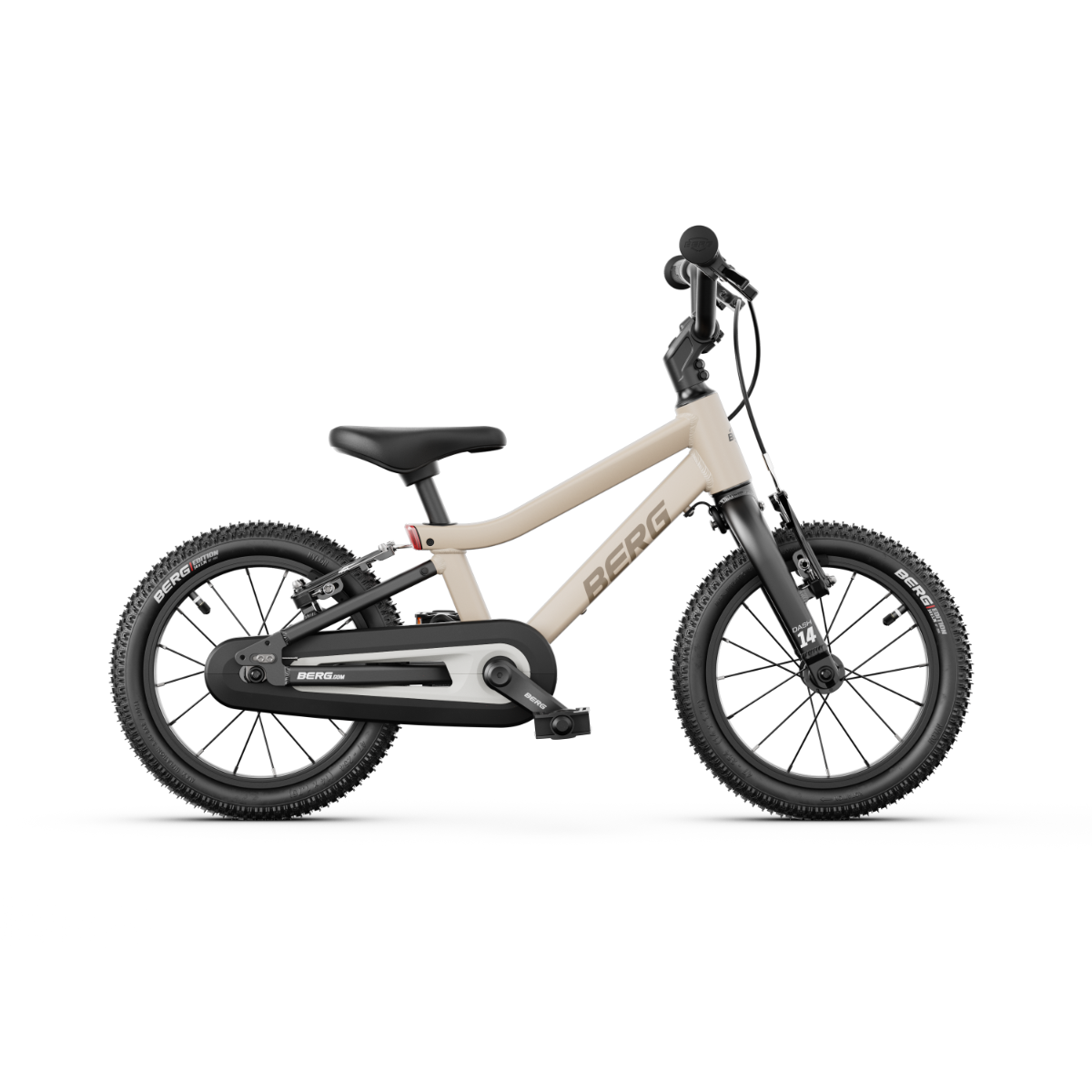 BERG Dash 14 Inch Kinderfiets Sand Beige