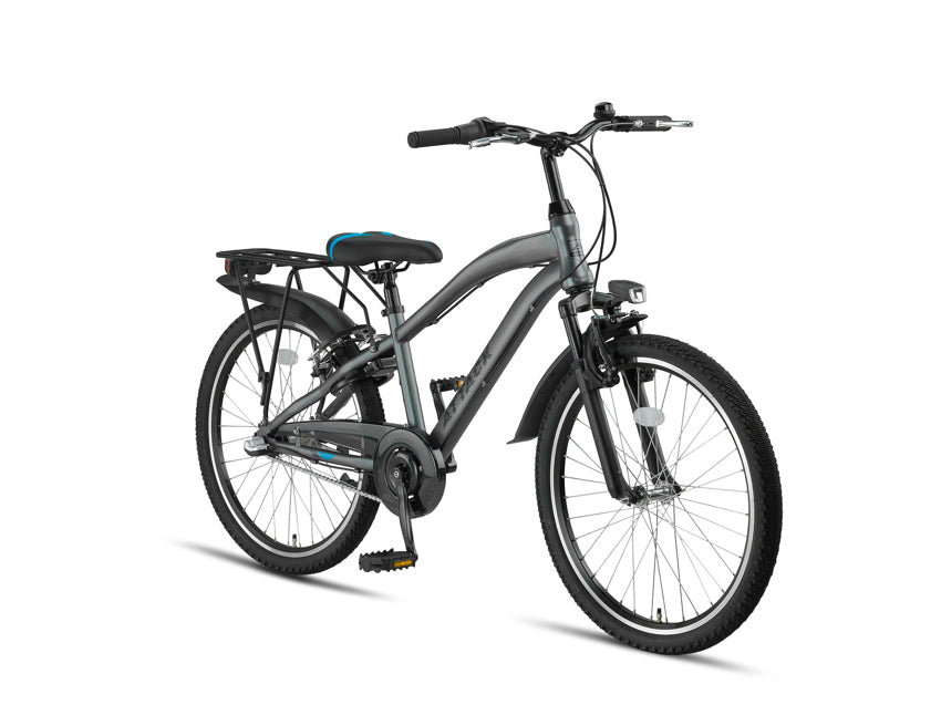 Altec Attack jongensfiets N-3 24 inch Antraciet/Blauw (detail)
