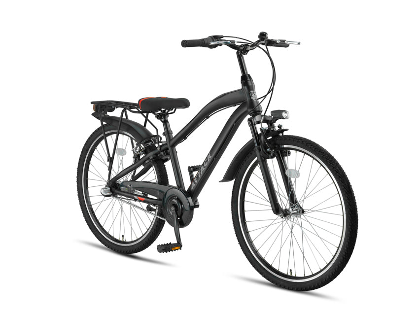 Altec Attack 26 inch jongensfiets N-3 Zwart Zilver (detail)