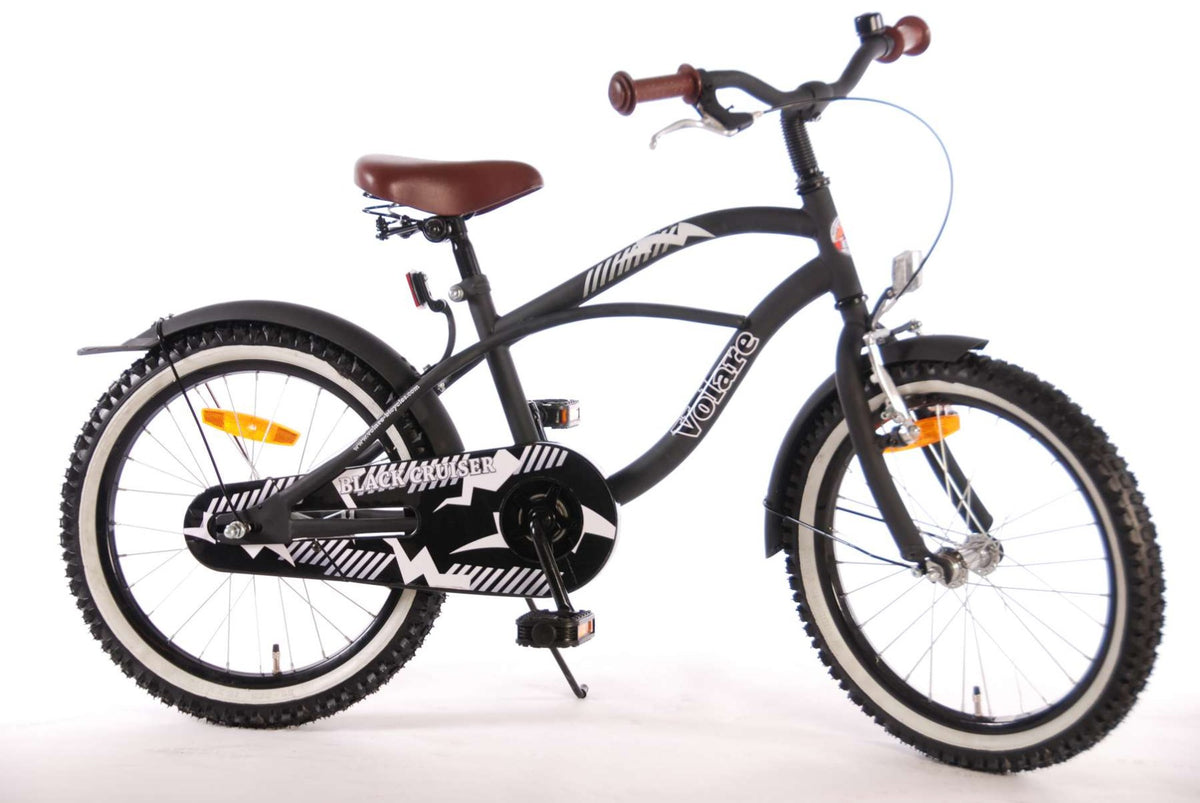 Volare Black Cruiser Kinderfiets – Jongens – 18 inch – Zwart (detail)