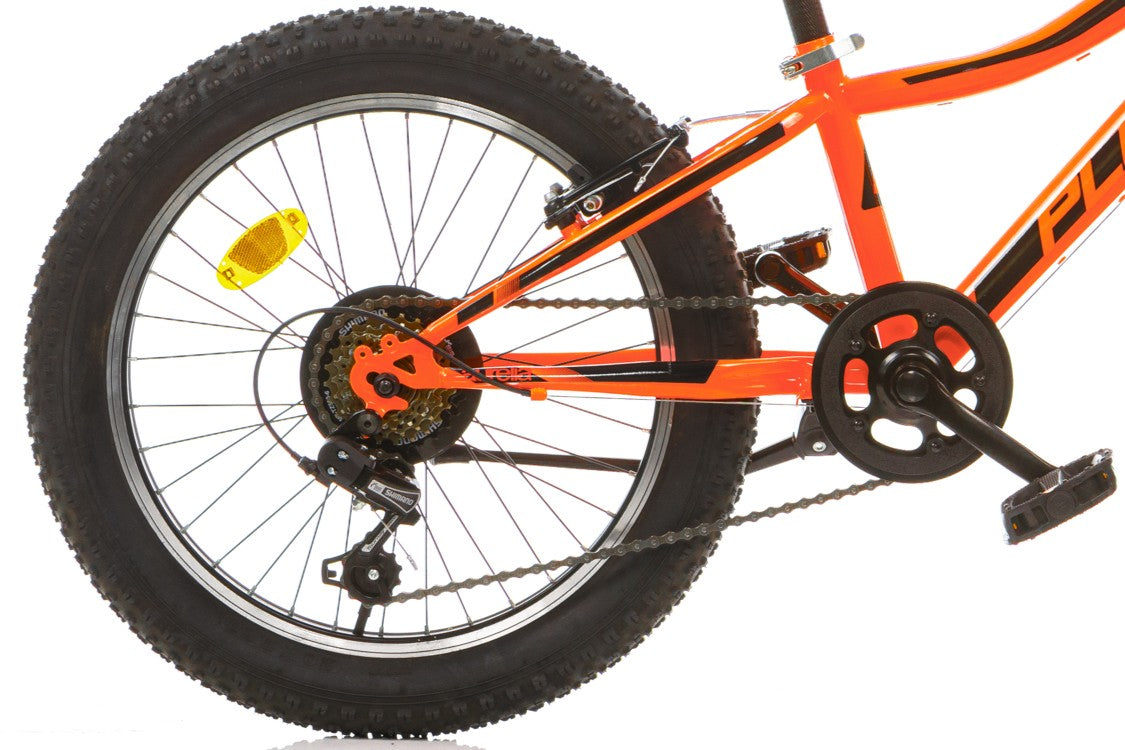 Dino Bikes Plus 20 inch jongensfiets oranje (detail)