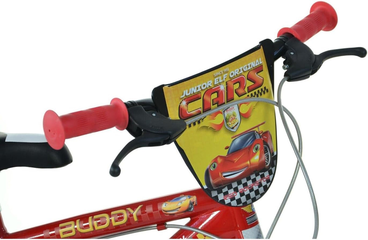 Dino Bikes Kinderfiets Cars Buddy 14 inch (detail)