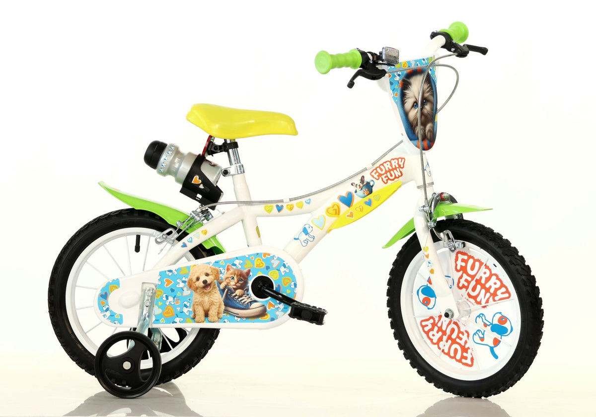 Dino Bikes Furry Fun 14 inch Kinderfiets