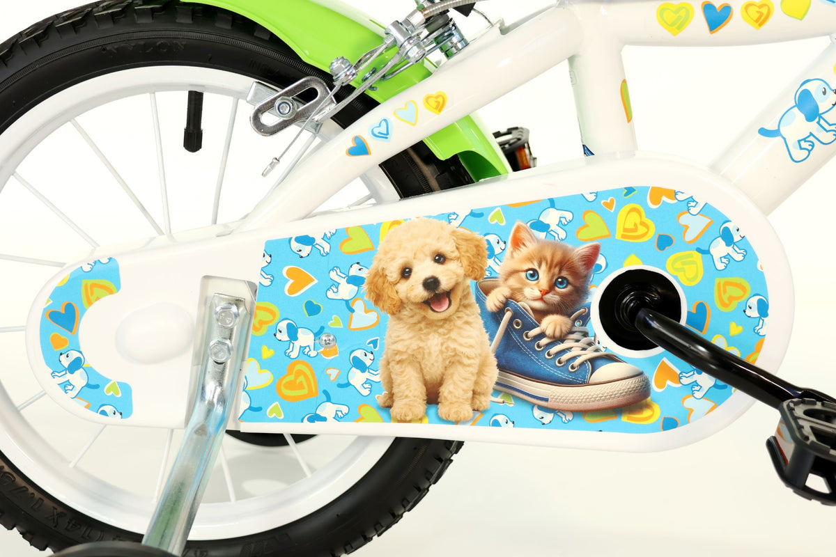 Dino Bikes Furry Fun 14 inch Kinderfiets (detail)