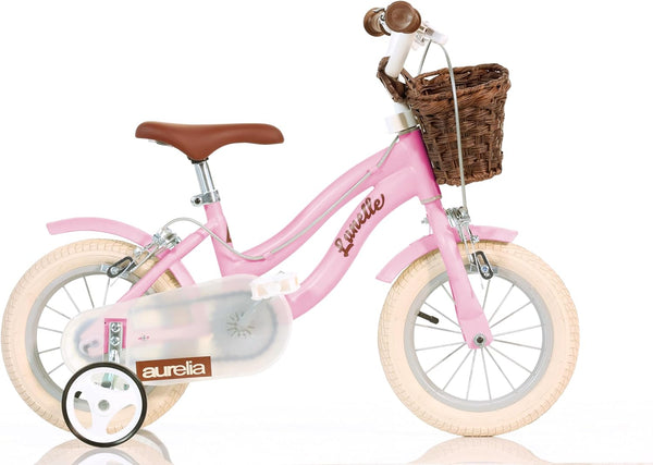 Dino Bikes Retro Kinderfiets 12 inch Roze