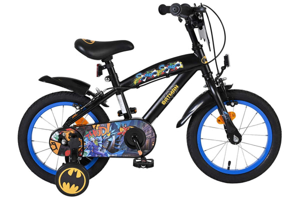 Volare Batman Kinderfiets - Jongens - 14 inch - Zwart - Twee handremmen