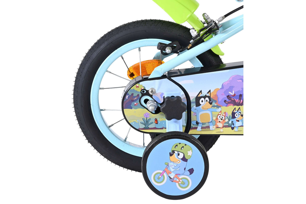 Bluey Kinderfiets 12 inch - Lichtblauw - Twee handremmen (detail)