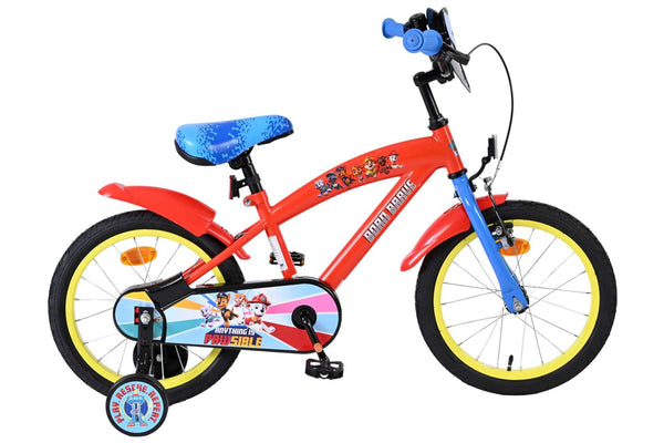 Volare Paw Patrol Kinderfiets - Jongens - 16 inch - Rood Blauw