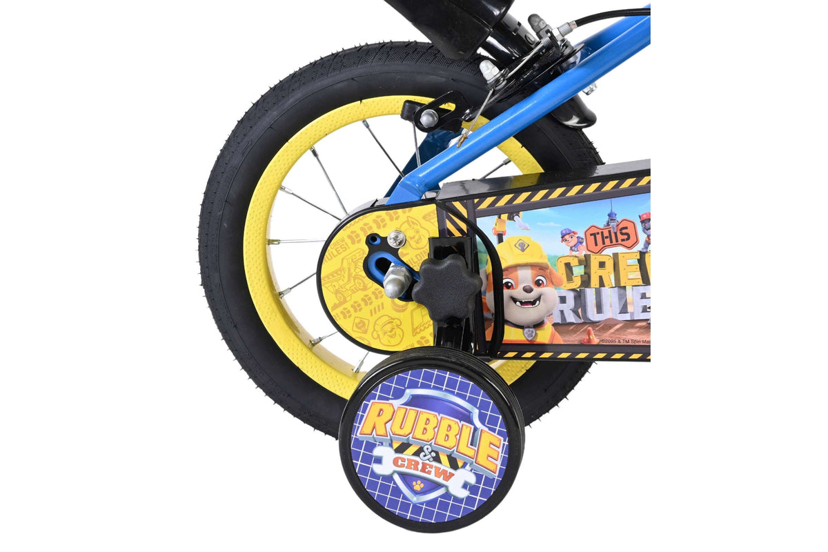 Rubble & Crew - Kinderfiets - Jongens - 12 inch - Blauw - Twee handremmen (detail)