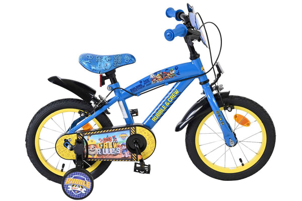 Volare Rubble & Crew Kinderfiets - Jongens - 14 inch - Blauw - Twee handremmen