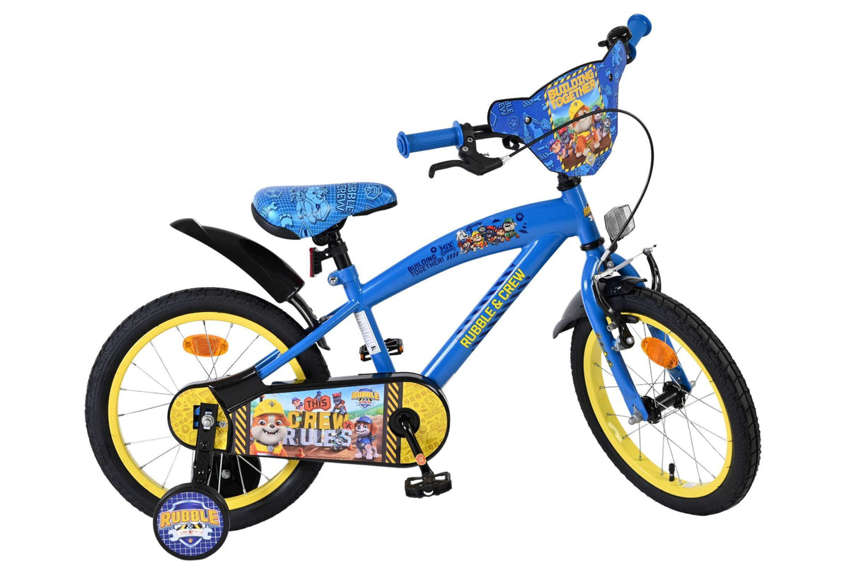 Volare Rubble & Crew Kinderfiets - Jongens - 16 inch - Blauw (detail)