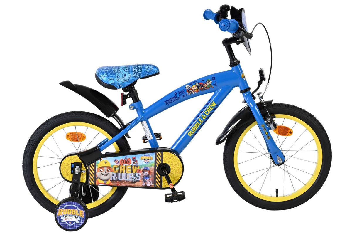 Volare Rubble & Crew Kinderfiets - Jongens - 16 inch - Blauw