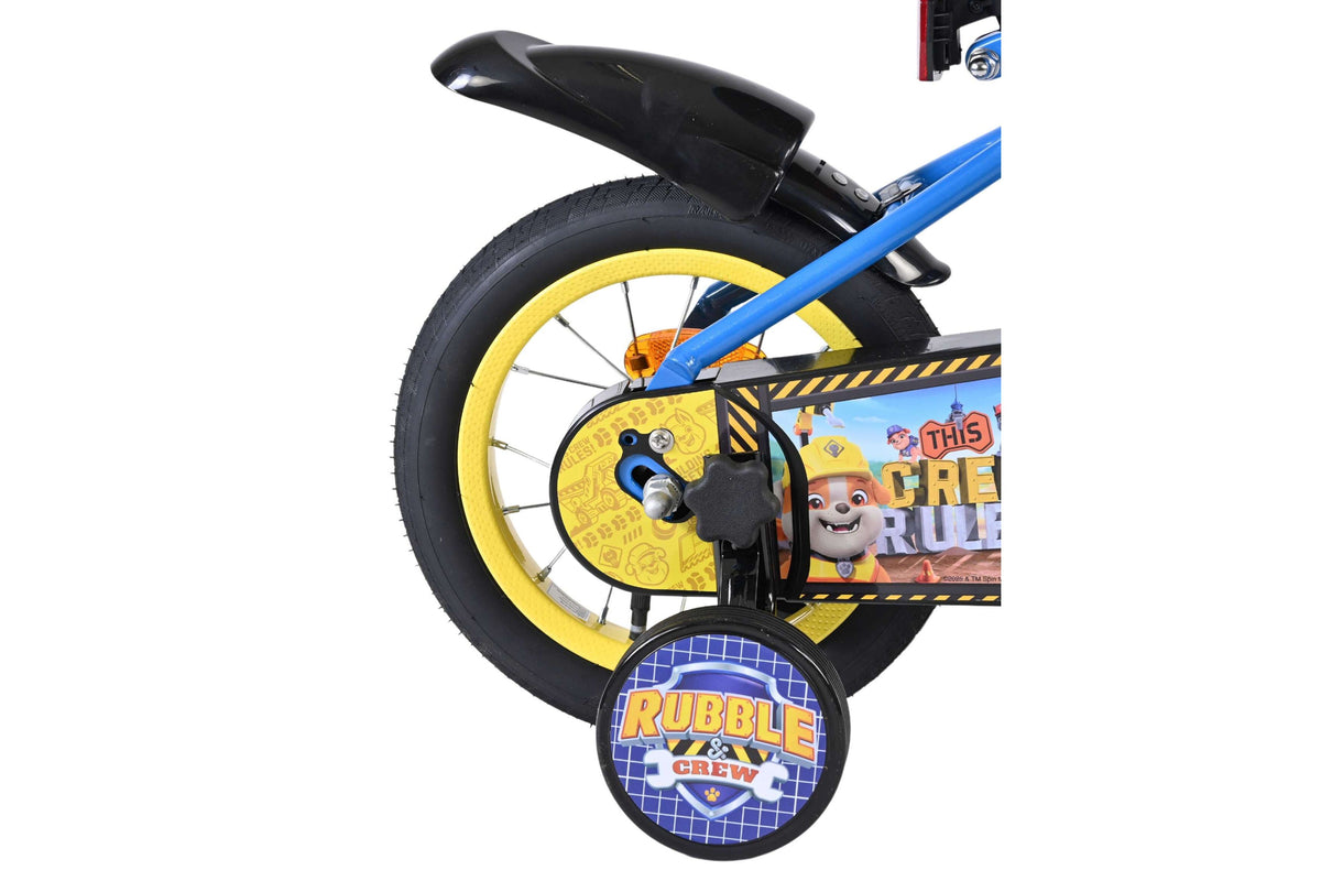Rubble & Crew - Kinderfiets - Jongens - 12 inch - Blauw (detail)
