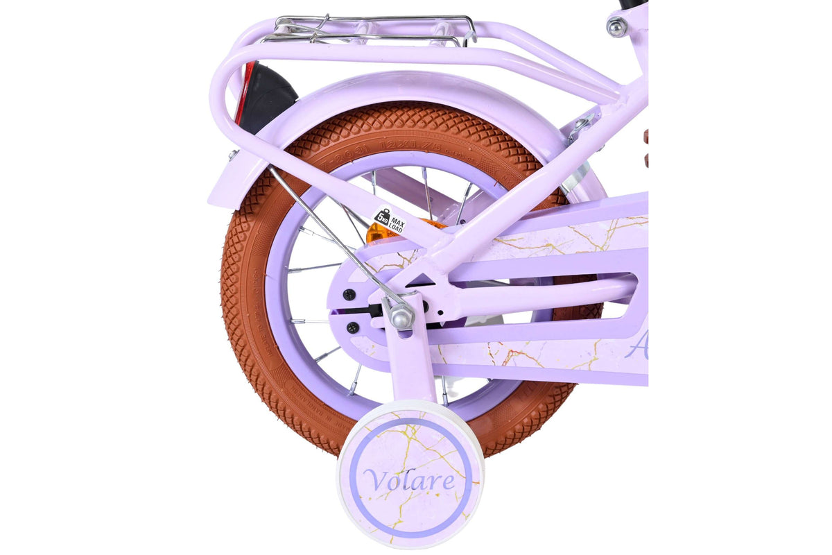 Volare Ashley Kinderfiets - Meisjes - 12 inch - Lila (detail)