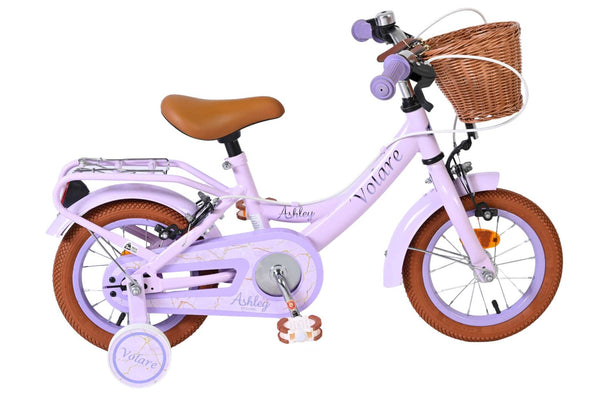 Volare Ashley Kinderfiets – Meisjes – Twee Handremmen 12 inch Lila