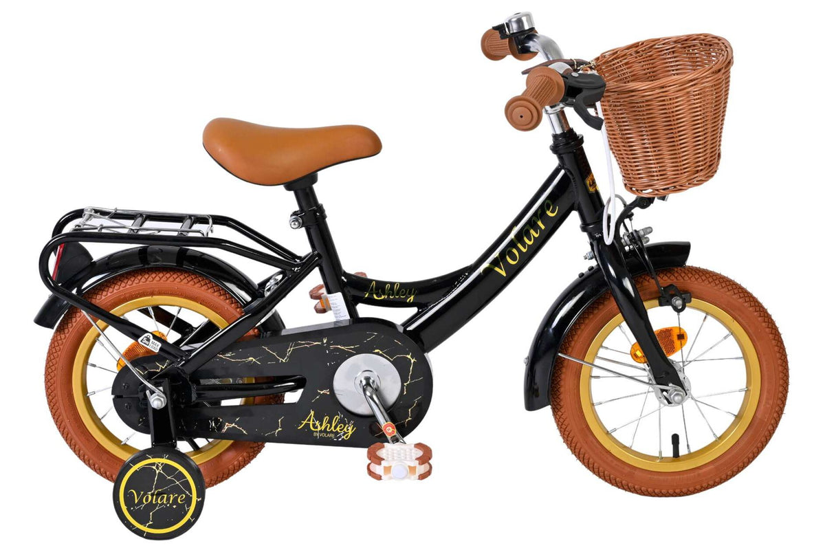 Volare Ashley Kinderfiets – Meisjes 12 inch Zwart