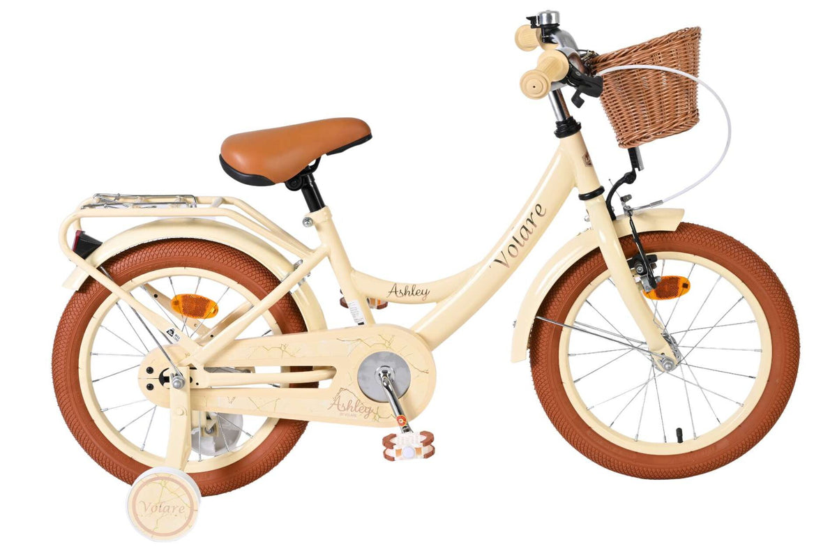Volare Ashley Kinderfiets - Meisjes - 16 inch - Creme 16 inch