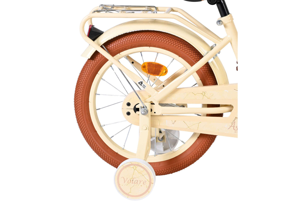 Volare Ashley Kinderfiets - Meisjes - 16 inch - Creme 16 inch (detail)
