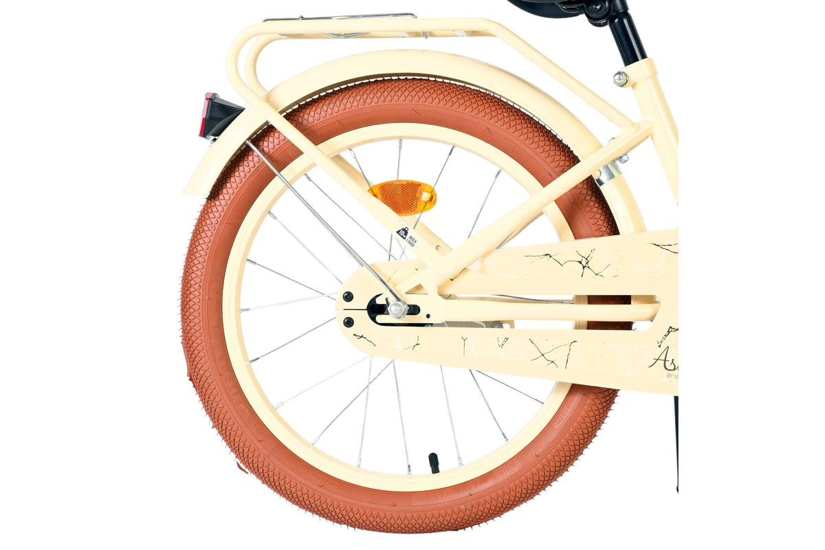 Volare Ashley Kinderfiets - Meisjes - 18 inch - Creme 18 inch (detail)