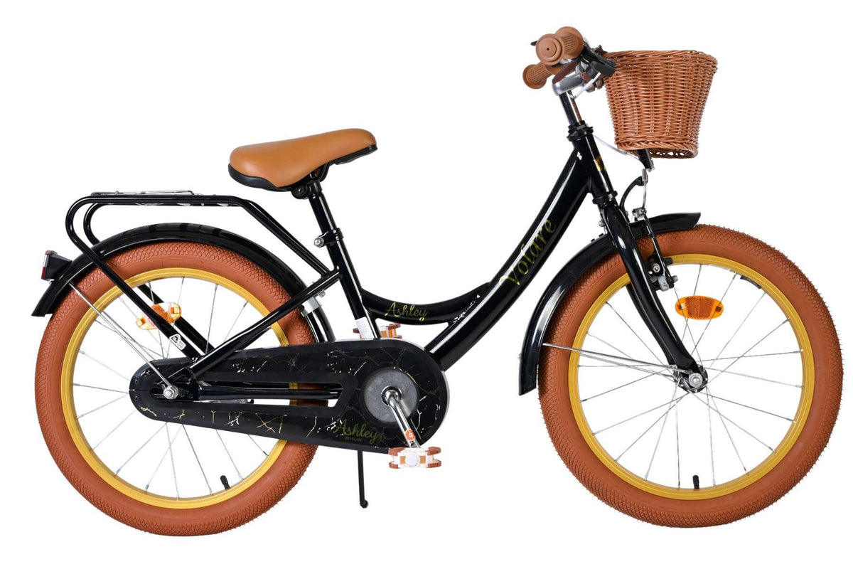 Volare Ashley Kinderfiets - Meisjes - 18 inch - Zwart 18 inch