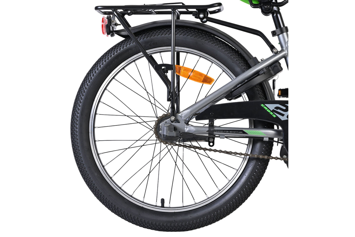 Volare Cross Kinderfiets - Jongens - 20 inch - Grijs - 3 versnellingen (detail)