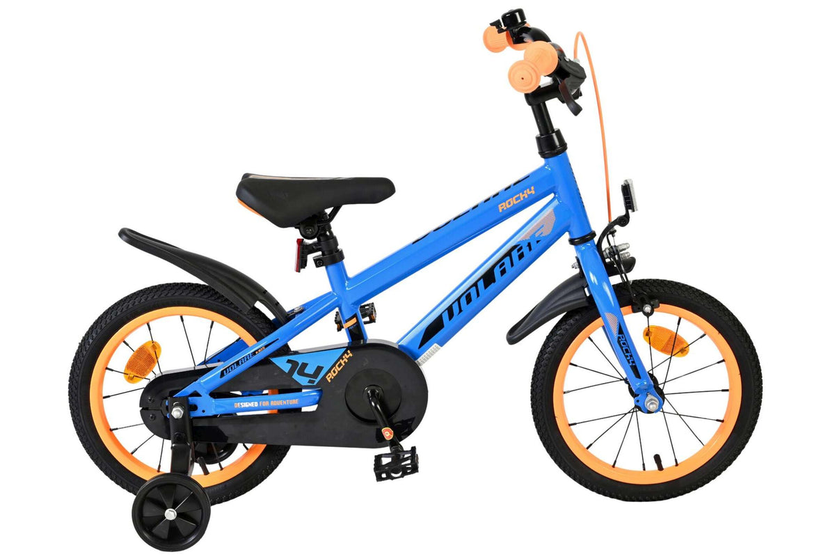 Volare Rocky Kinderfiets – Jongens 14 inch Blauw