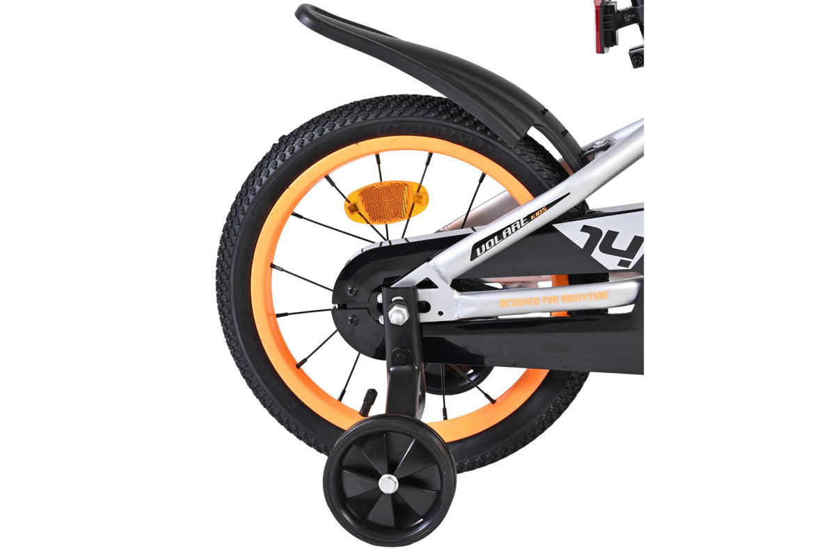 Volare Rocky Kinderfiets - Jongens - 14 inch - Grijs (detail)