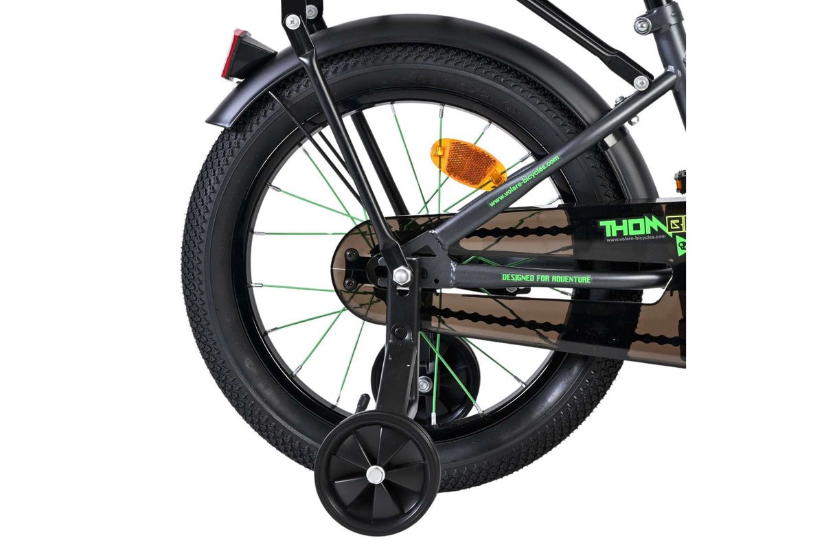 Volare Thombike Kinderfiets - Jongens - 16 inch - Groen Grijs (detail)
