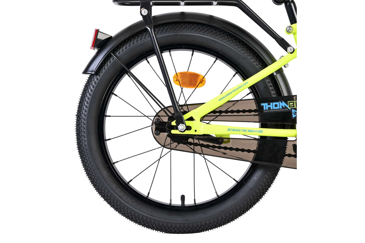 Volare Thombike Kinderfiets – Jongens 18 inch Blauw/Geel (detail)