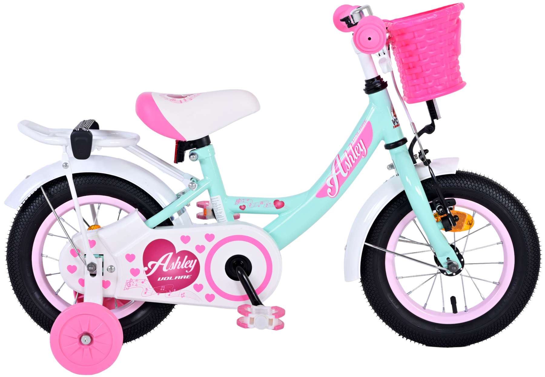 Volare Ashley Kinderfiets Meisjes Groen 12 inch