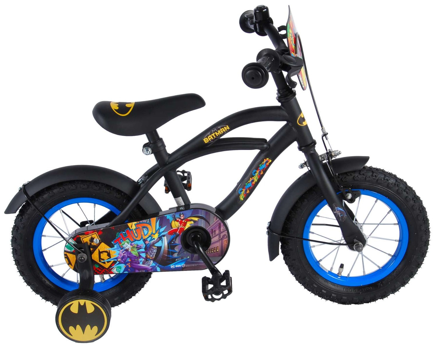 Volare Batman jongensfiets 12 Inch Zwart