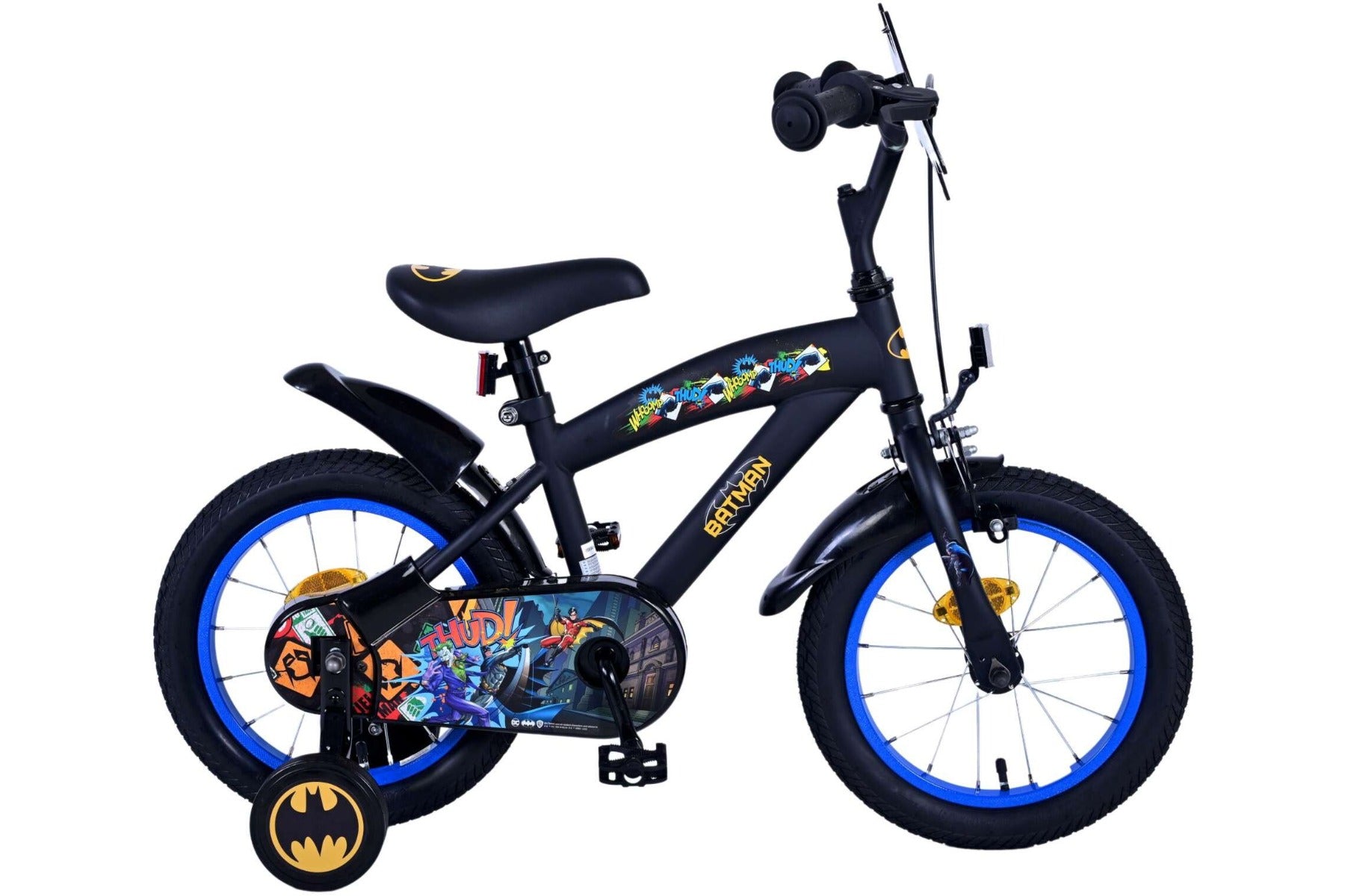 Volare Batman Kinderfiets - Jongens - 14 inch - Zwart