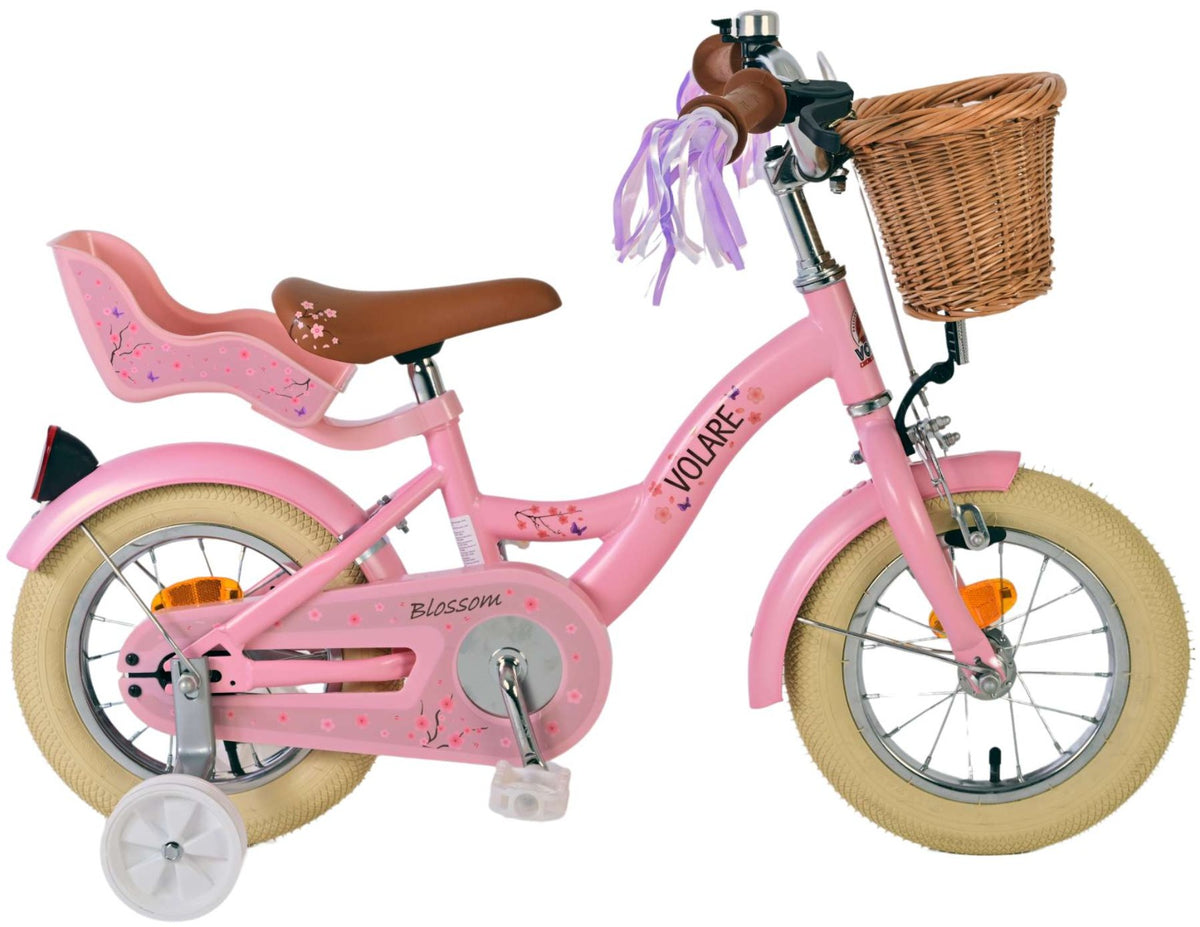 Volare Blossom Kinderfiets - Meisjes - 12 inch - Roze 12 inch