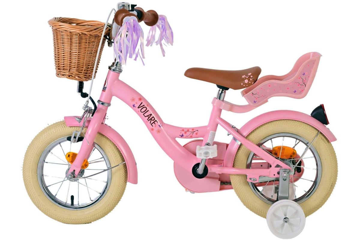 Volare Blossom Kinderfiets - Meisjes - 12 inch - Roze 12 inch (detail)