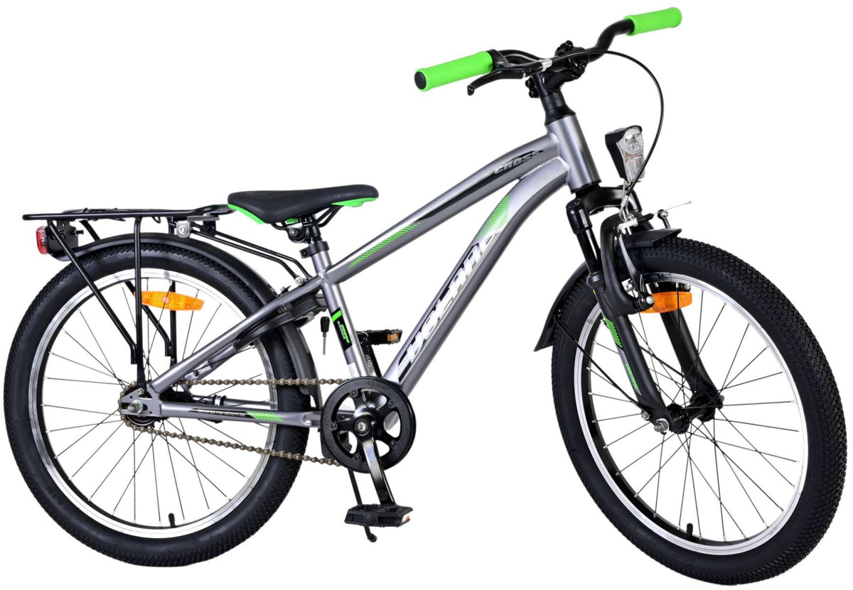 Volare Cross Kinderfiets – Jongens – 20 inch – donker Grijs (detail)