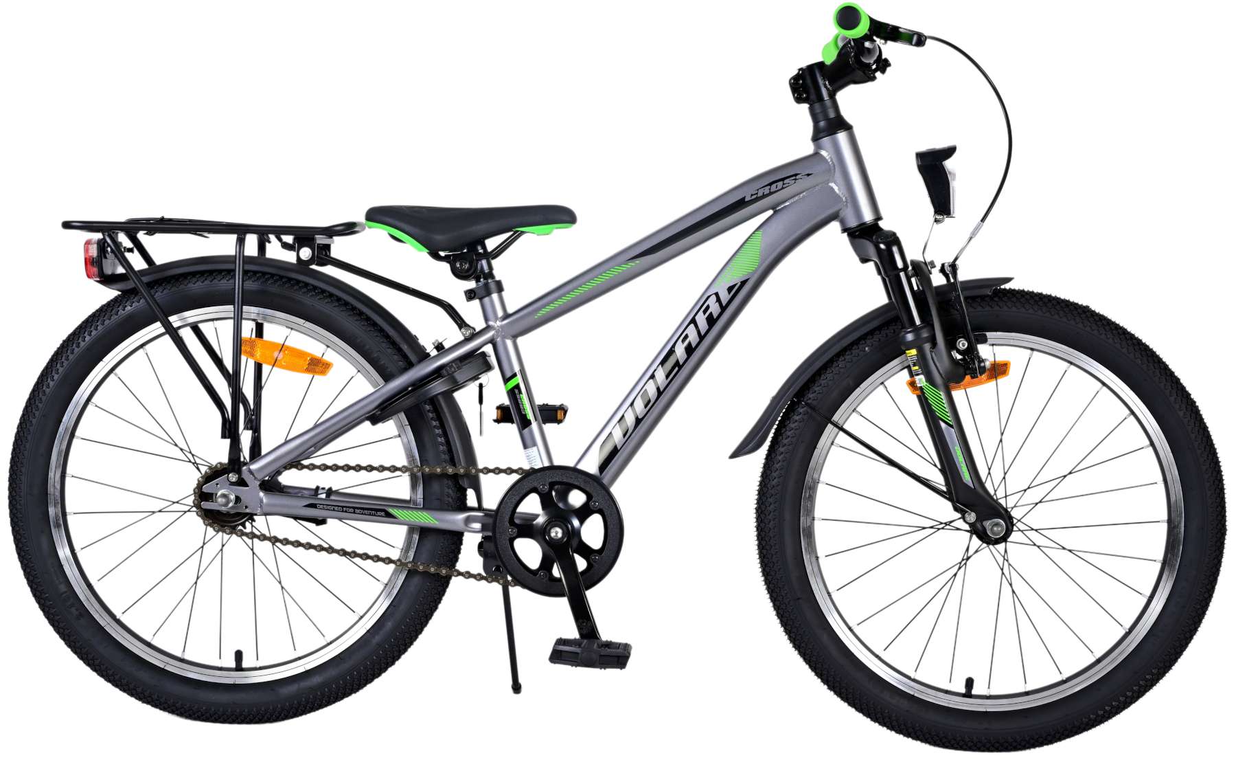 Volare Cross Kinderfiets – Jongens – 20 inch – donker Grijs