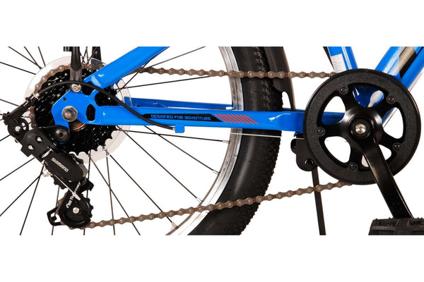 Volare Cross Kinderfiets – Jongens – 20 inch – Blauw – 6 versnellingen