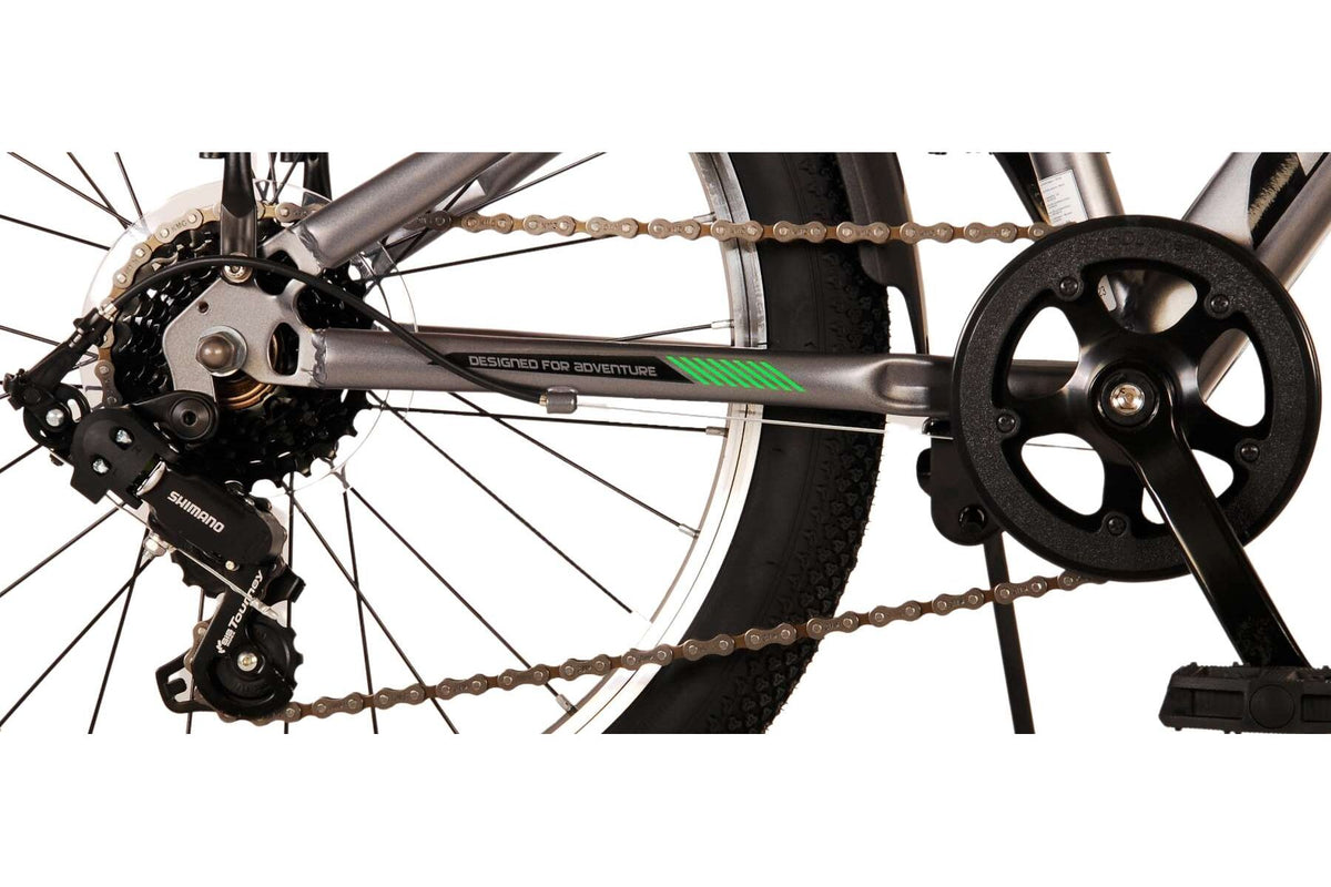 Volare Cross Kinderfiets – Jongens – 20 inch – Grijs – 6 versnellingen (detail)