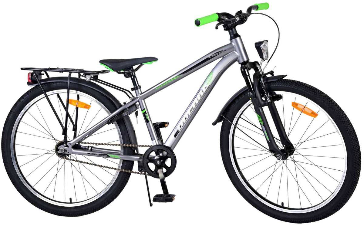 Volare Cross Kinderfiets - Jongens - 24 inch - Donkergrijs (detail)