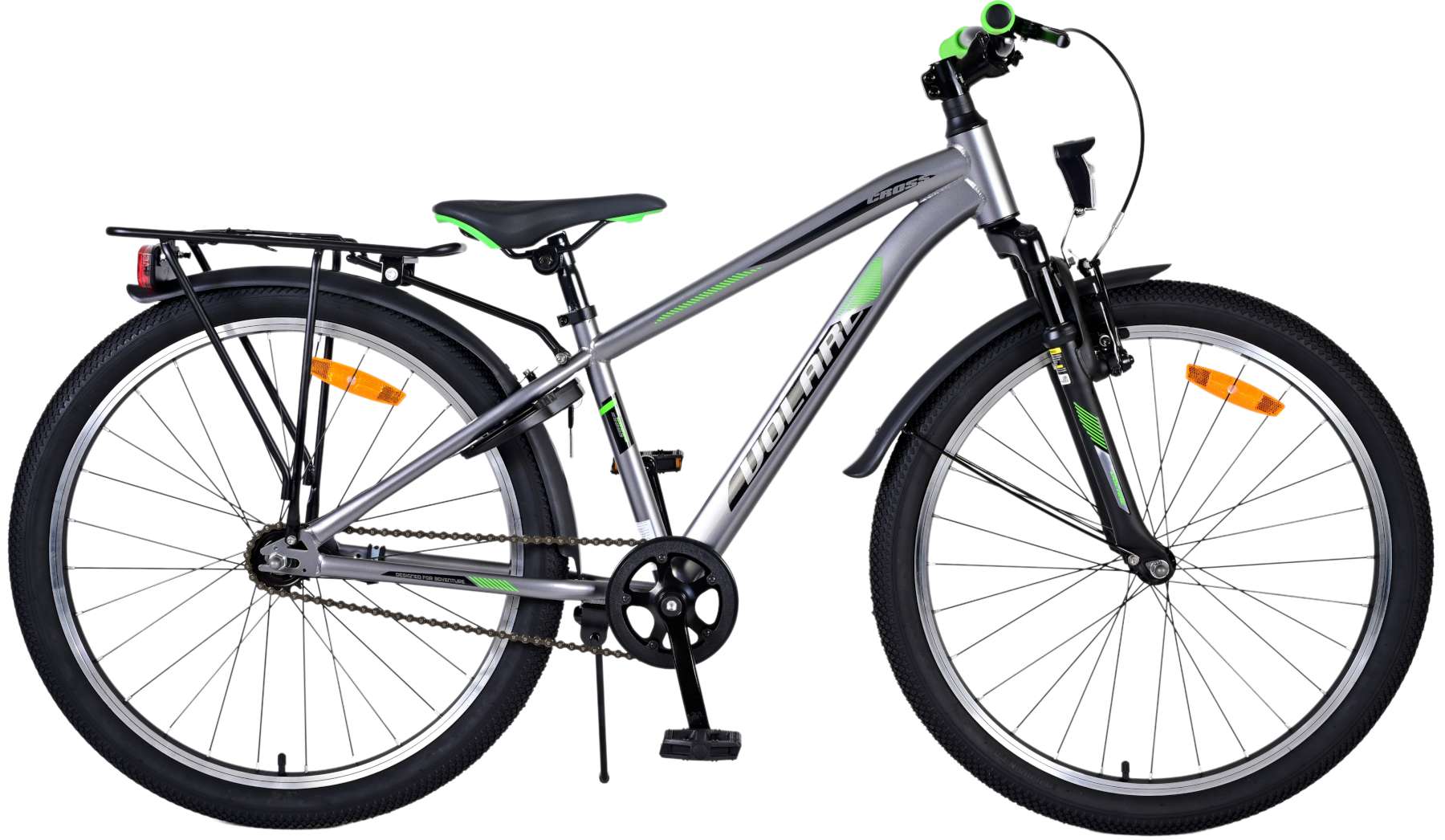 Volare Cross Kinderfiets - Jongens - 24 inch - Donkergrijs
