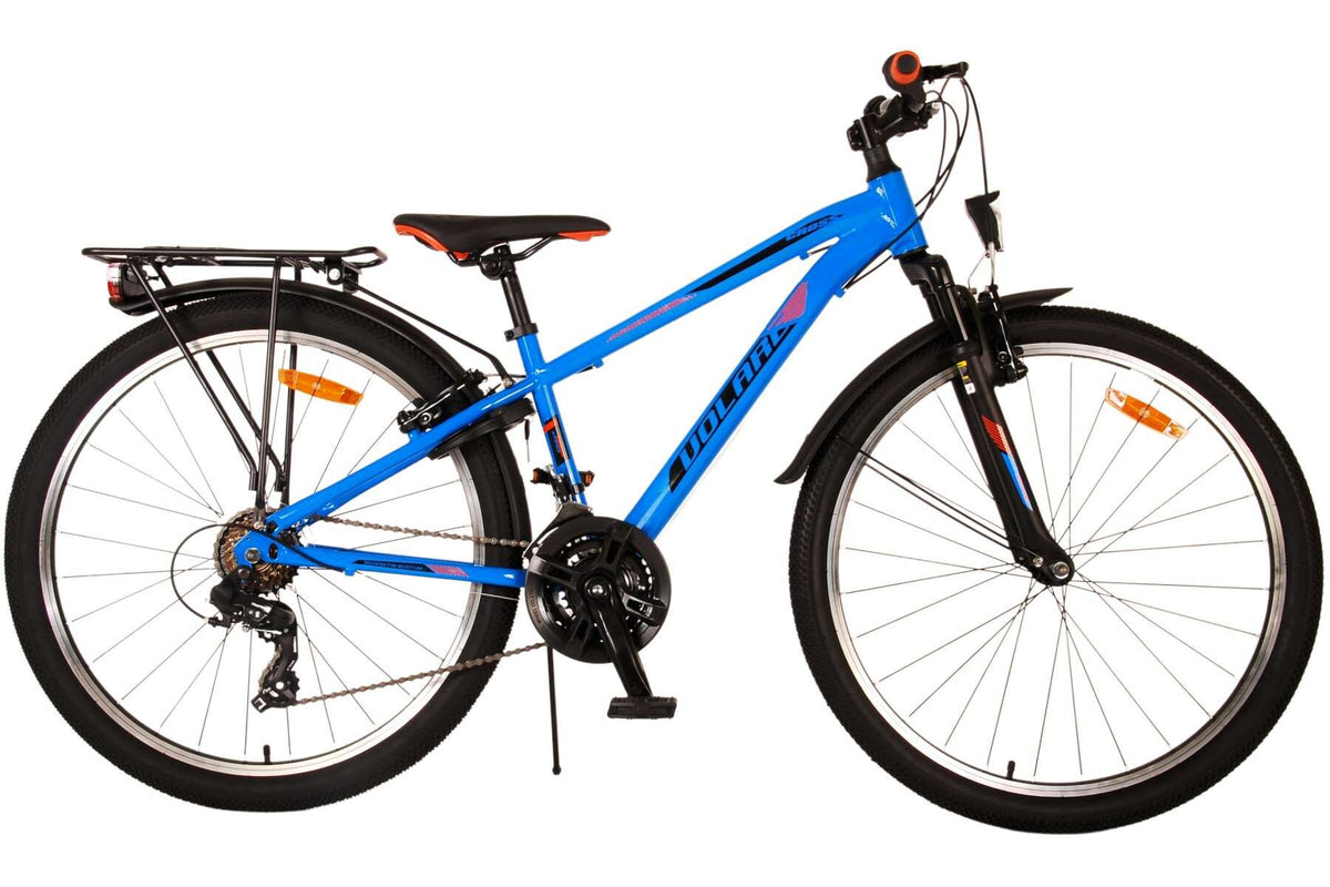 Volare Cross Kinderfiets – Jongens – 26 inch – Blauw – 21 versnellingen – Twee handremmen