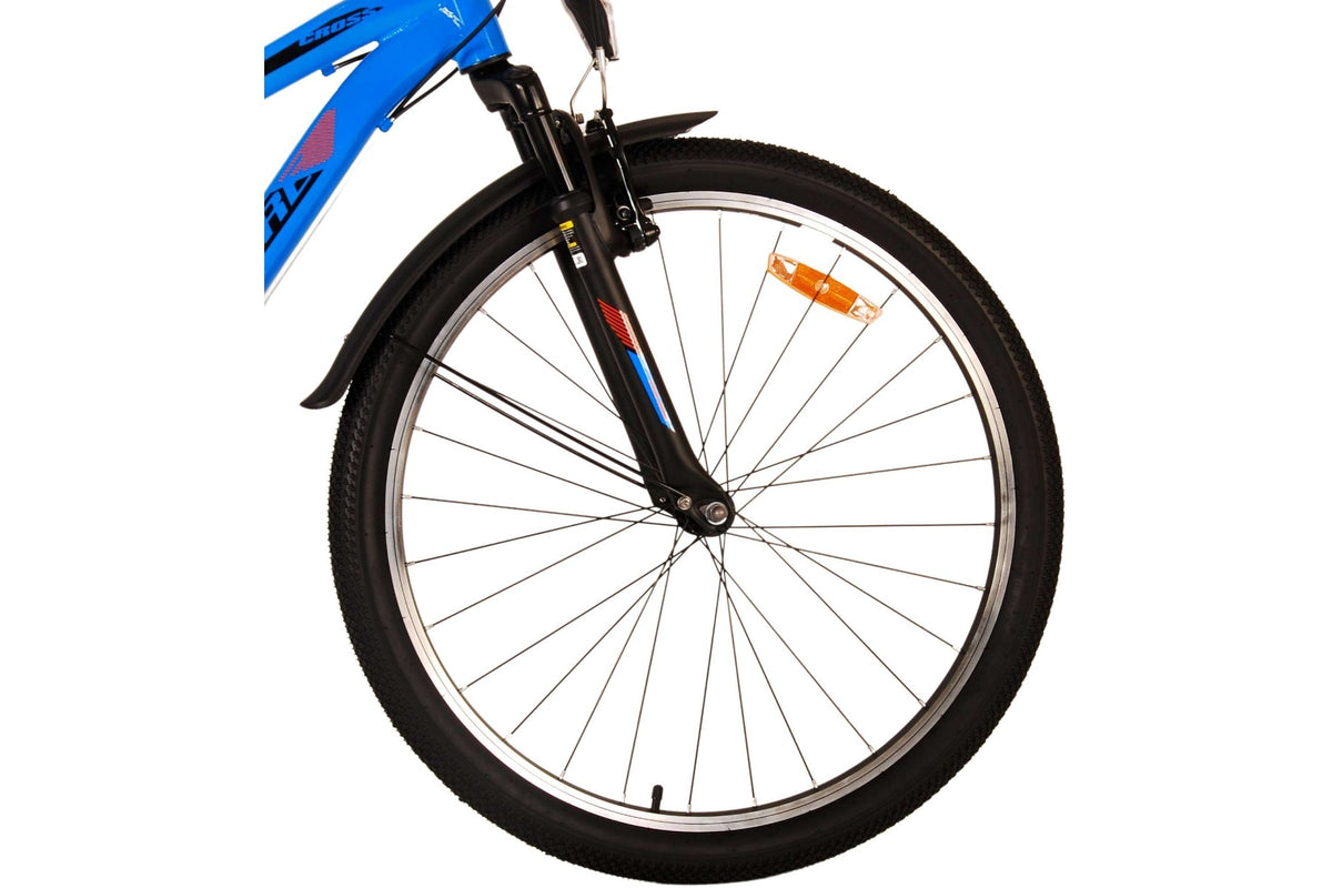 Volare Cross Kinderfiets – Jongens – 26 inch – Blauw – 21 versnellingen – Twee handremmen (detail)