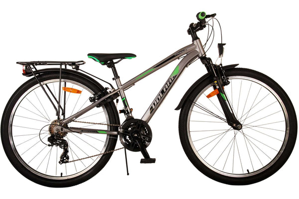 Volare Cross Kinderfiets – Jongens – 26 inch – Grijs – 21 versnellingen – Twee handremmen