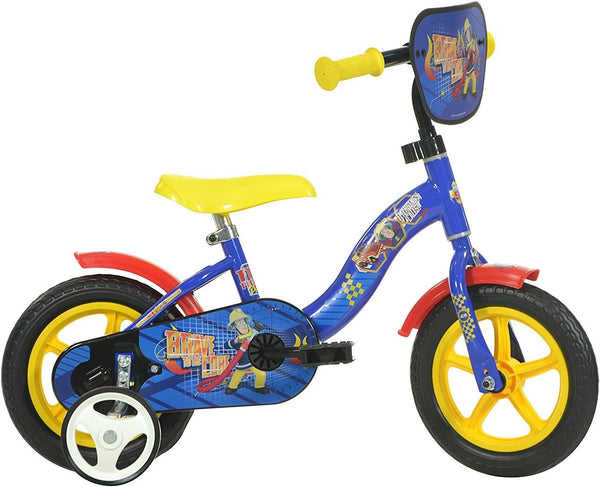 Dino Bikes Brandweerman Sam Kinderfiets 10 inch 10 inch