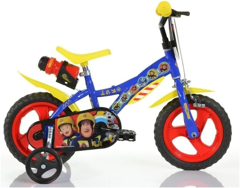 Dino Bikes Brandweerman Sam Kinderfiets 12 inch