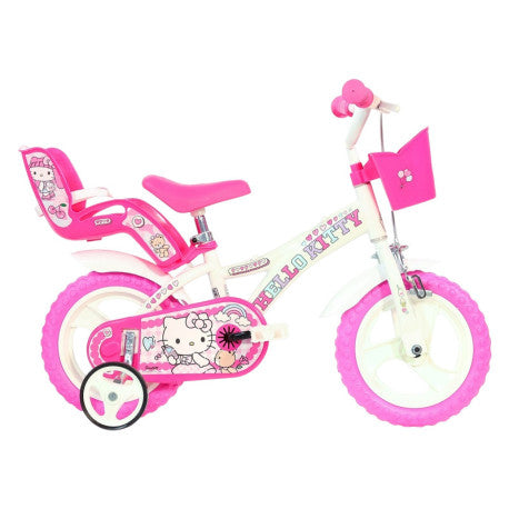 Dino Bikes Kinderfiets Hello Kitty 12 inch roze