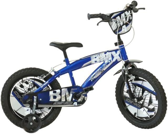 Dino Bikes Kinderfiets Plus BMX blauw 14 Inch
