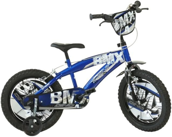 Dino Bikes Kinderfiets Plus BMX blauw 14 Inch 14 inch